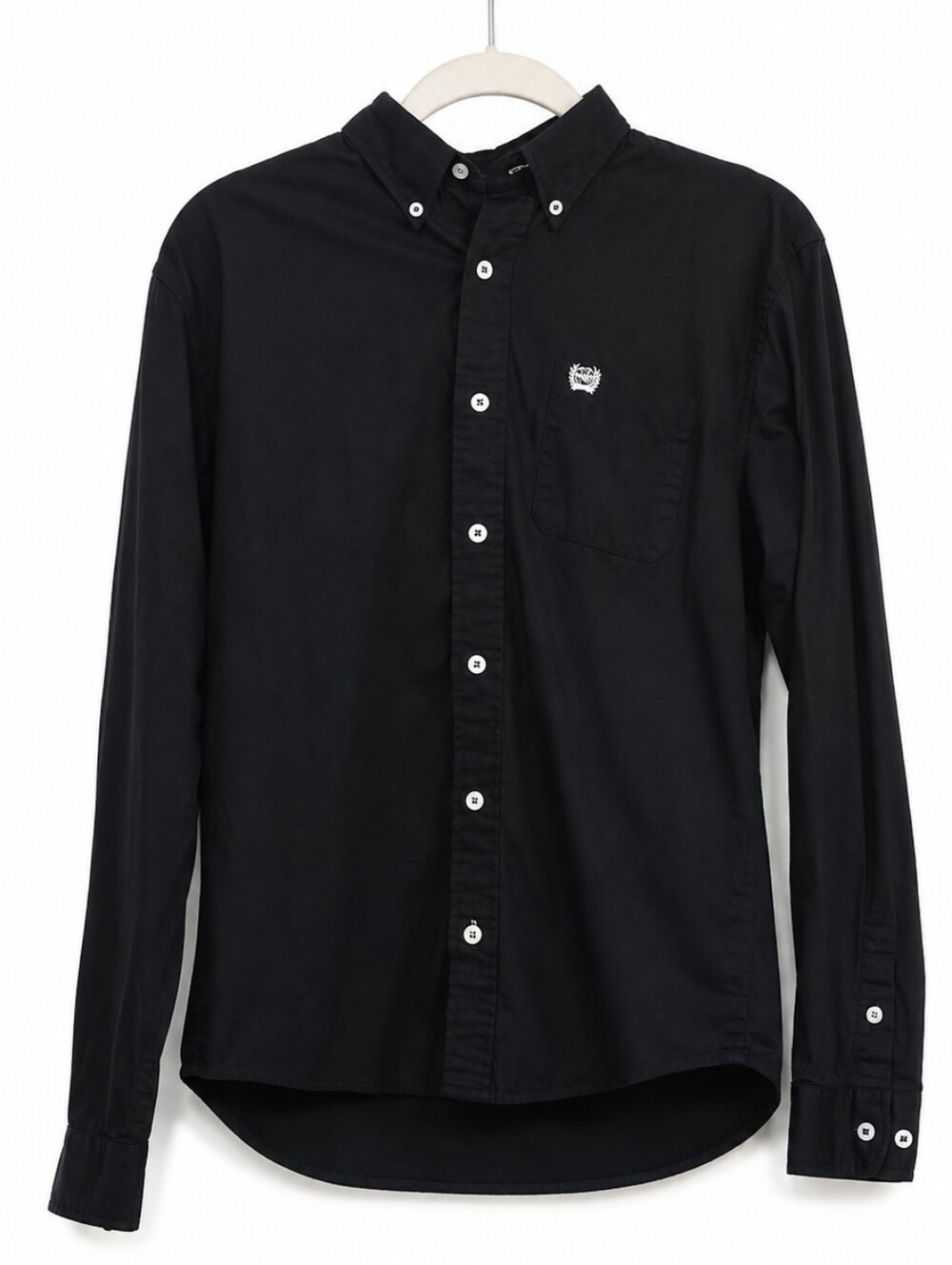 CINCH Black Long Sleeve Button Down Western Shirt Youth XL 14 100% Cotton